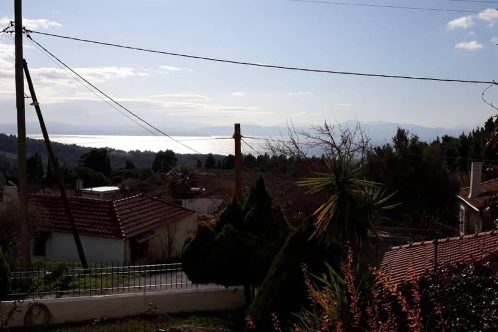 Вилла Σπίτι Στο Βουνό Αλλά Μια Ανάσα Από Τη Θάλασσα Paleochori Экстерьер фото